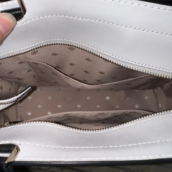 Kate Spade Cream and Black Satchel - Picture 6 of 7